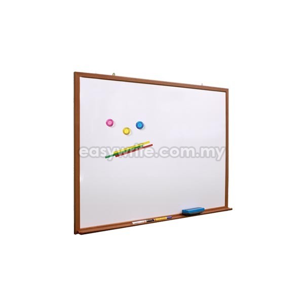 Magnectic Whiteboard  (Wooden Frame)