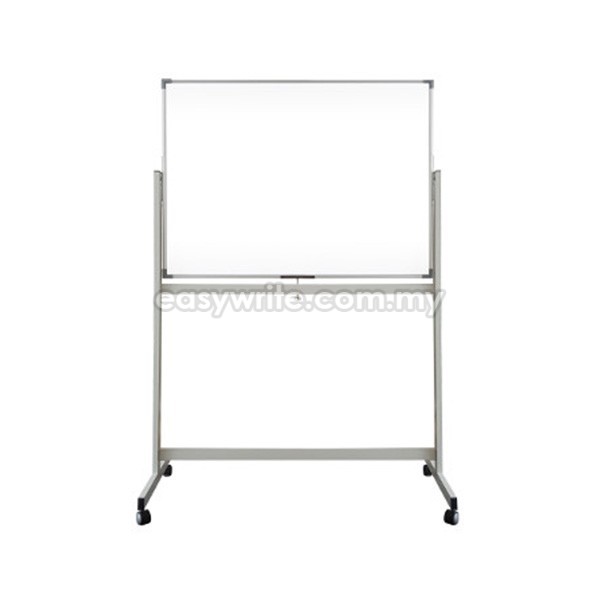 Double Sided Non Magnetic Whiteboard c/w stand