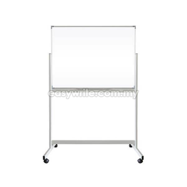 Single Sided Non Magnetic Whiteboard c/w stand